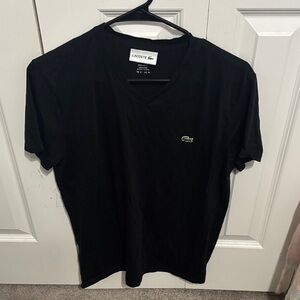 Lacoste Men's Black Short Sleeve Tee
